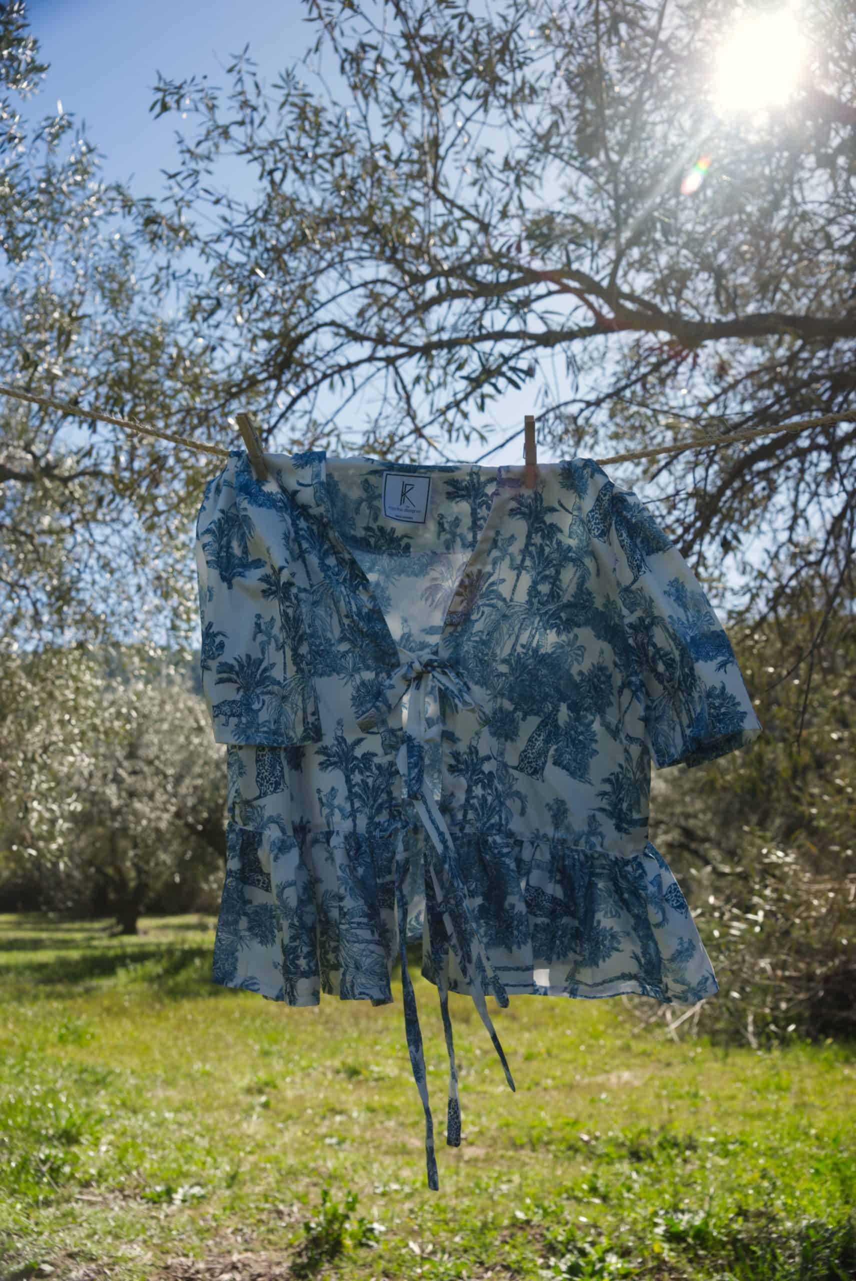 Τοπάκι σατέν print jungle - Andreakou Concept Store