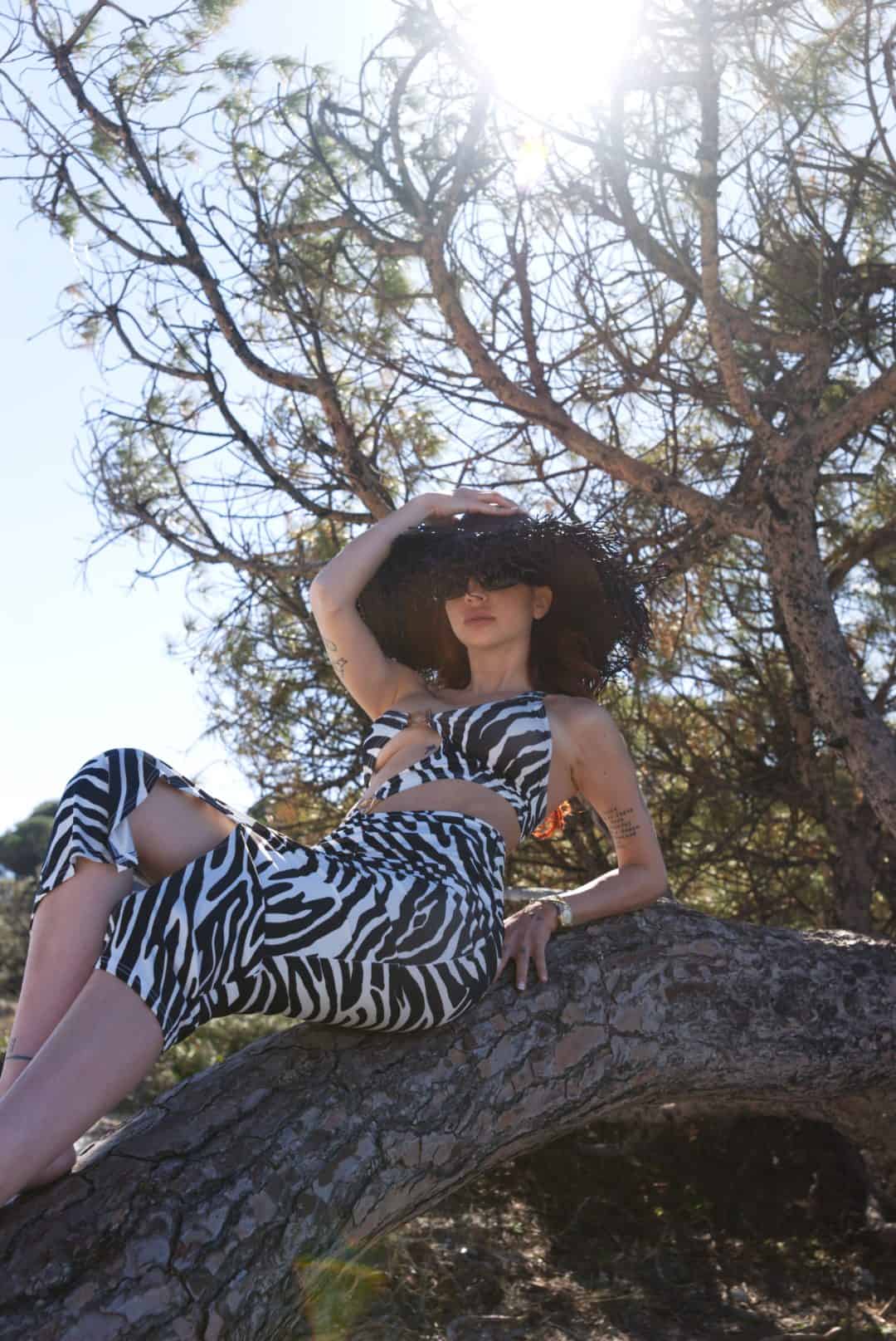 Monokini zebra print - Andreakou Concept Store