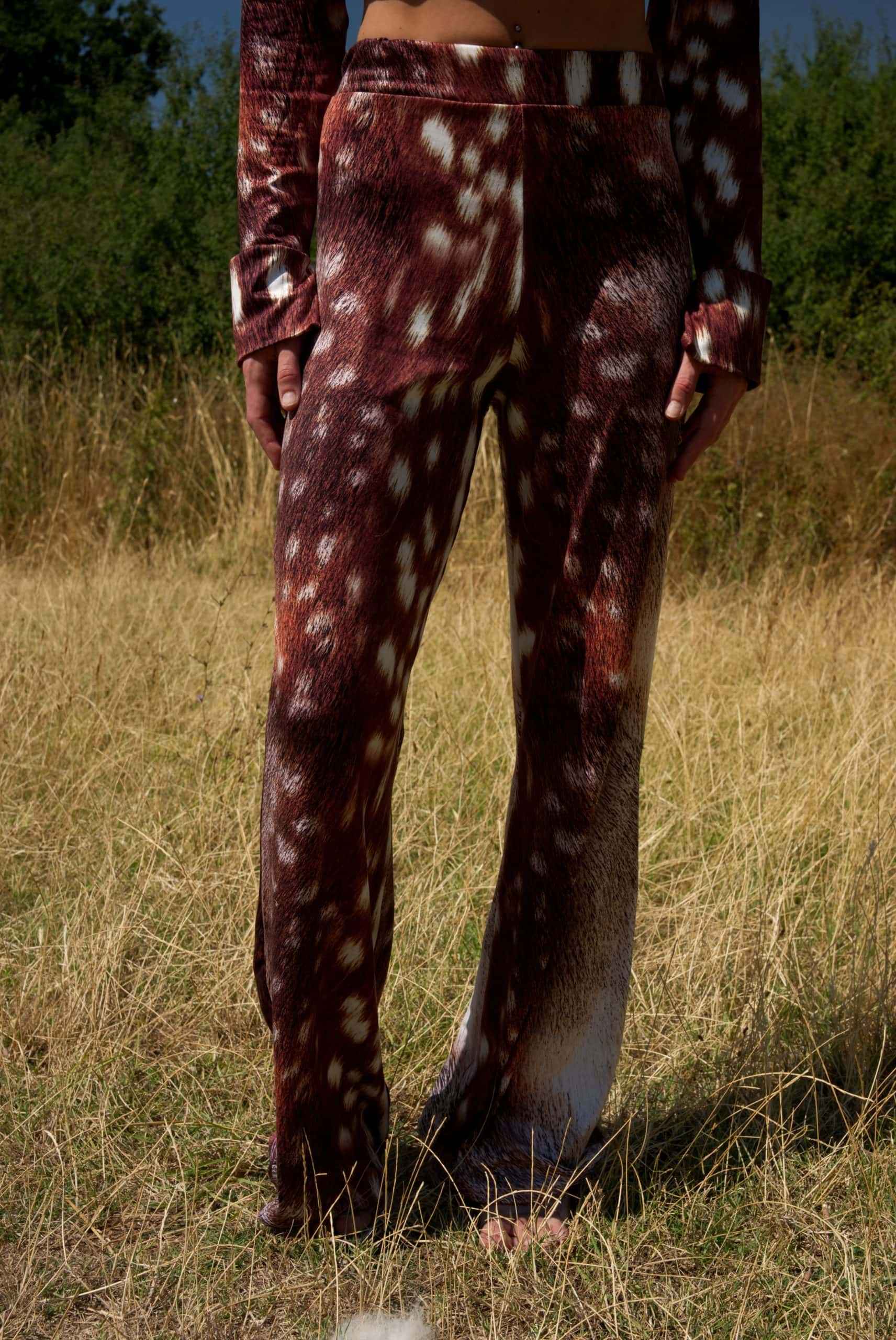 Παντελόνα Καμπάνα Deer Print