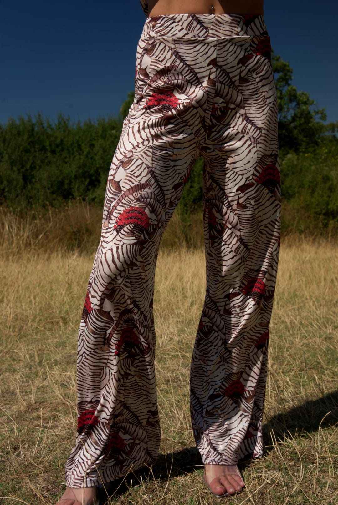 Παντελόνα Καμπάνα Floral Print