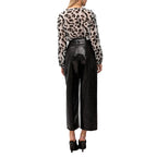 Vegan-Leather Cargo Pants Black - Andreakou Concept Store