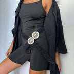 Leather Belt Black WB780 - Andreakou Concept Store