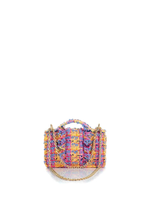 The Basset Petite – Multi Lilac Tweed Bag | Kooreloo