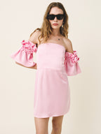 AMELIA Mini Satin Dress - Andreakou Concept Store