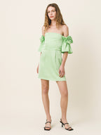 AMELIA Mini Satin Dress - Andreakou Concept Store