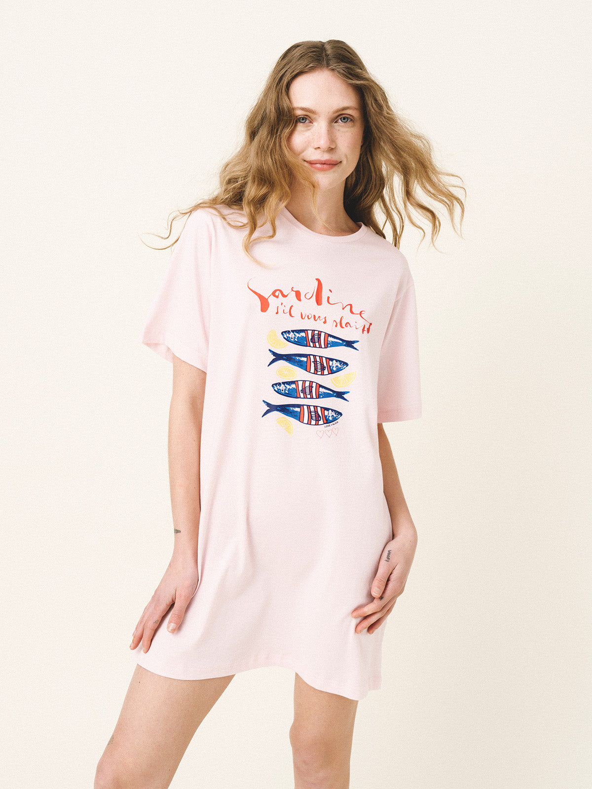 EMBER Sardines-print Dress - Andreakou Concept Store