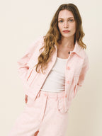 FIORE Denim Crop Jacket - Andreakou Concept Store