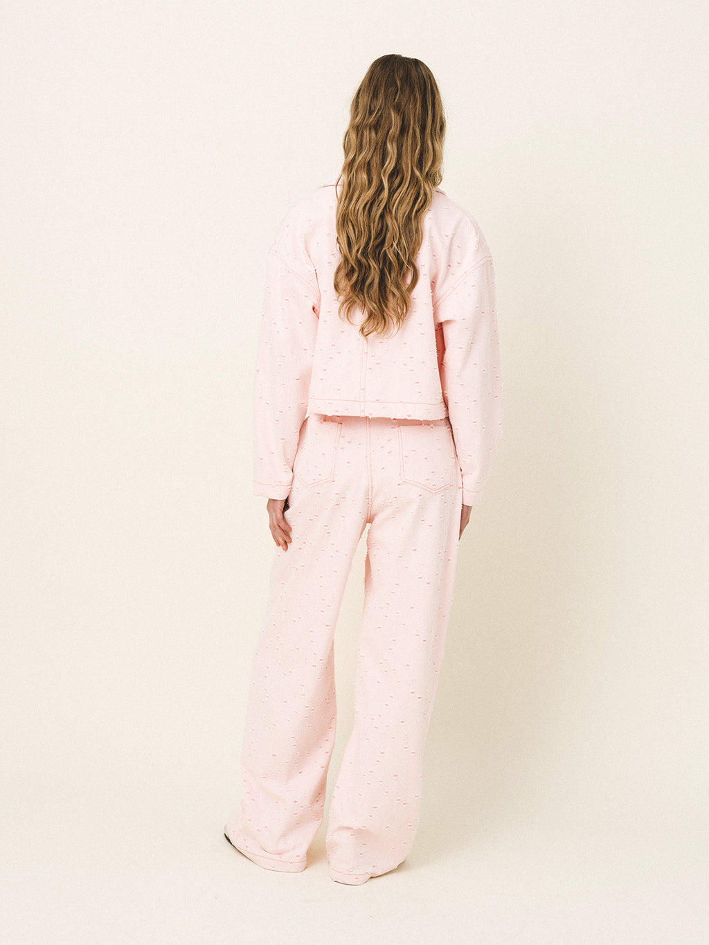 FIORE Denim Crop Jacket - Andreakou Concept Store