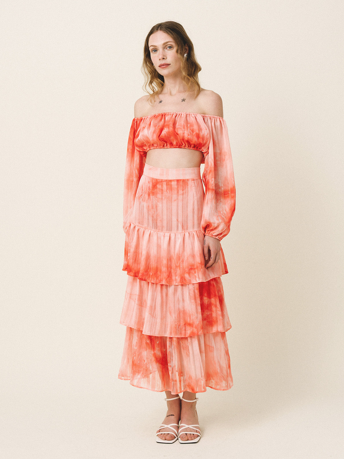 Cami Maxi Ruffled Skirt