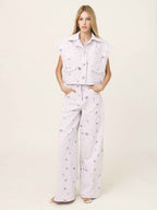 RENEE Denim Sleeveless Jacket
