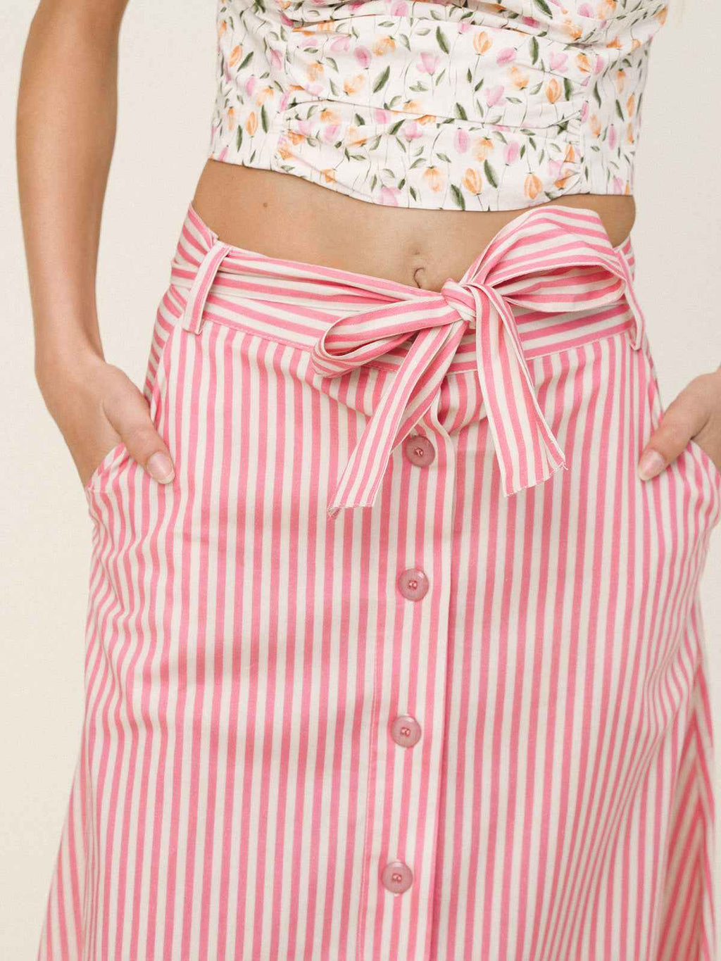IDO Button-Down Skirt – Love And Alicia