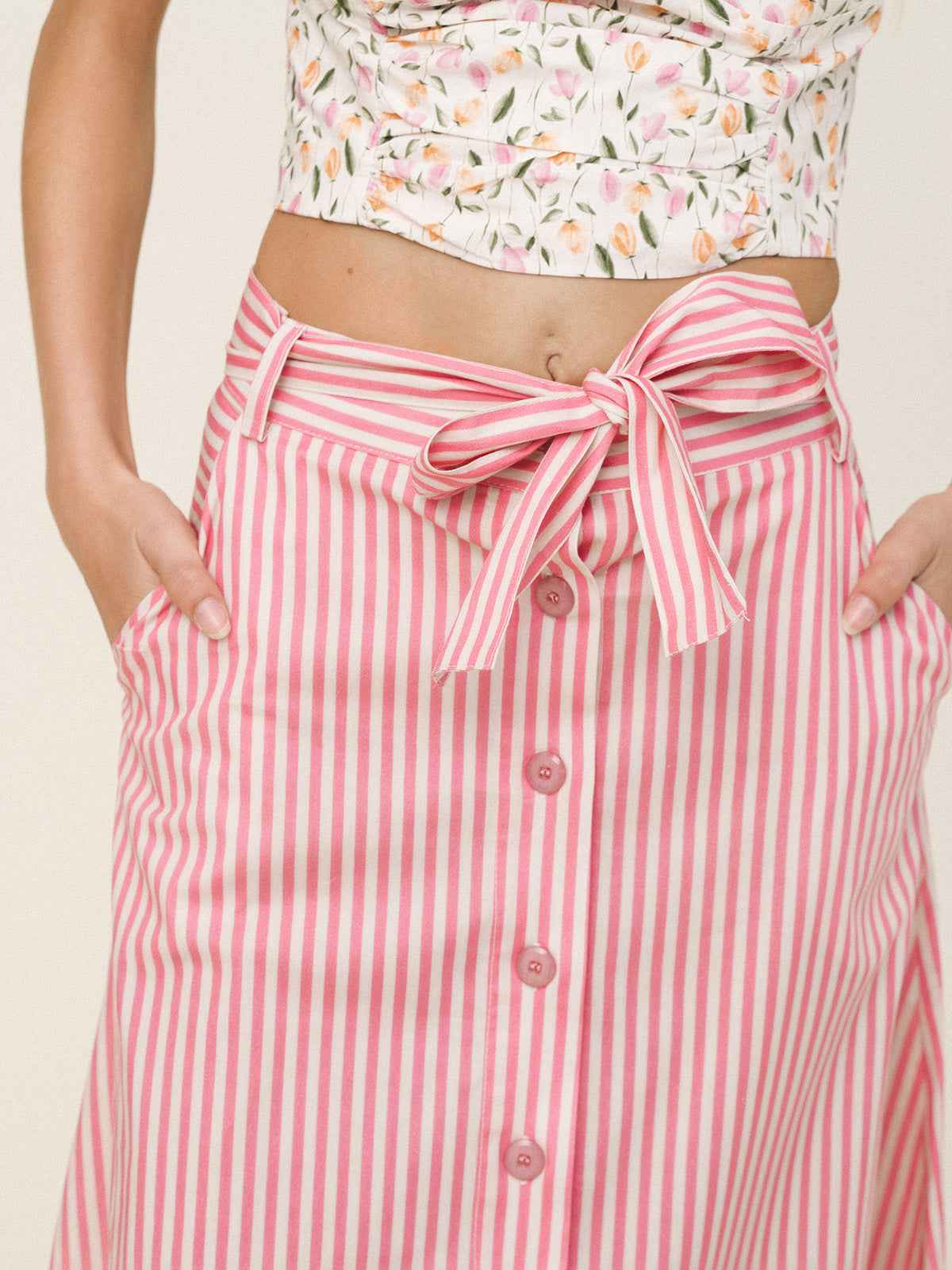 IDO Button-Down Skirt – Love And Alicia