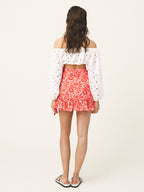 AYLA Broderie Anglaise Wrap Skirt - Andreakou Concept Store