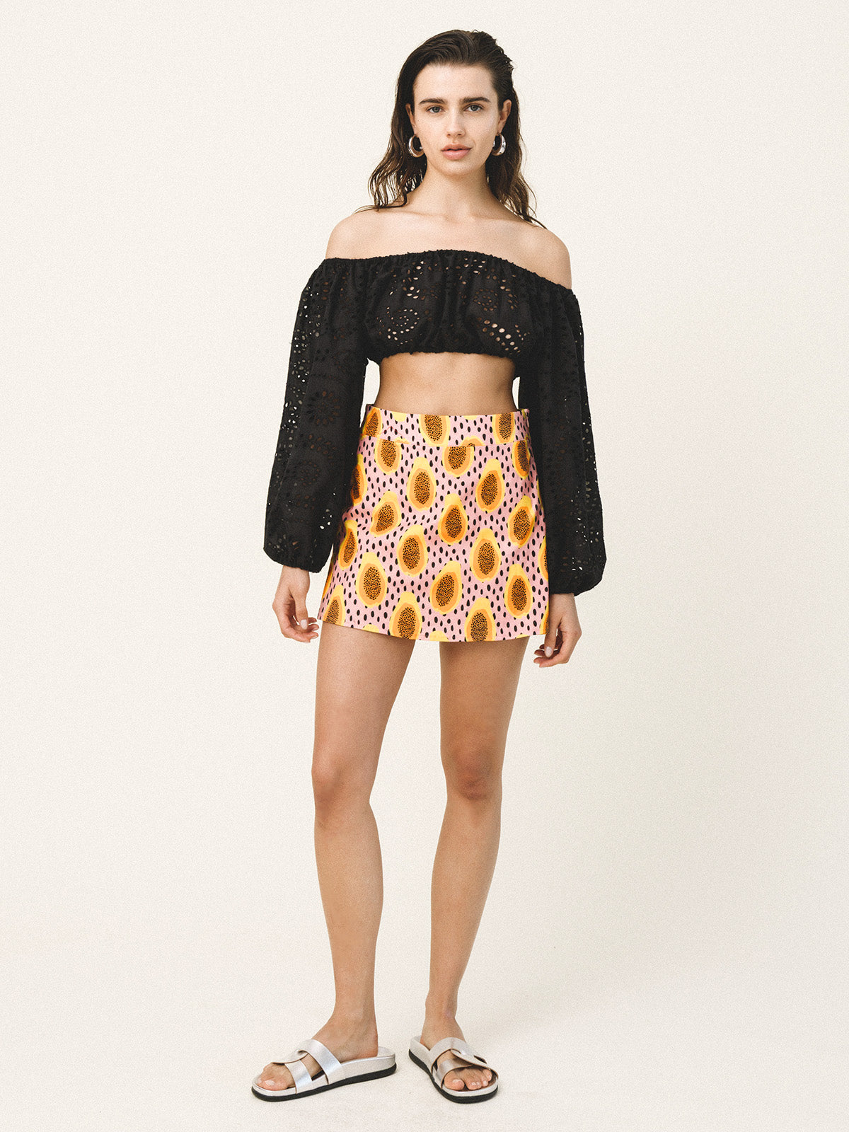 SOREL Printed Cotton Skort