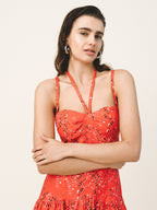 CLAIRE Printed Midi Dress - Andreakou Concept Store