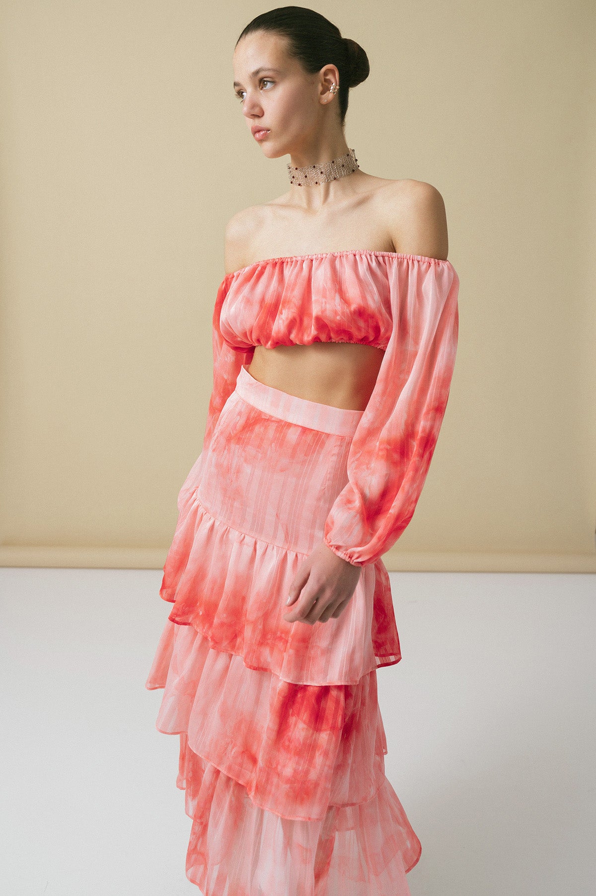 Cami Maxi Ruffled Skirt