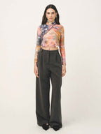 RAYA Knot - Front Devoré Top