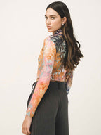RAYA Knot - Front Devoré Top