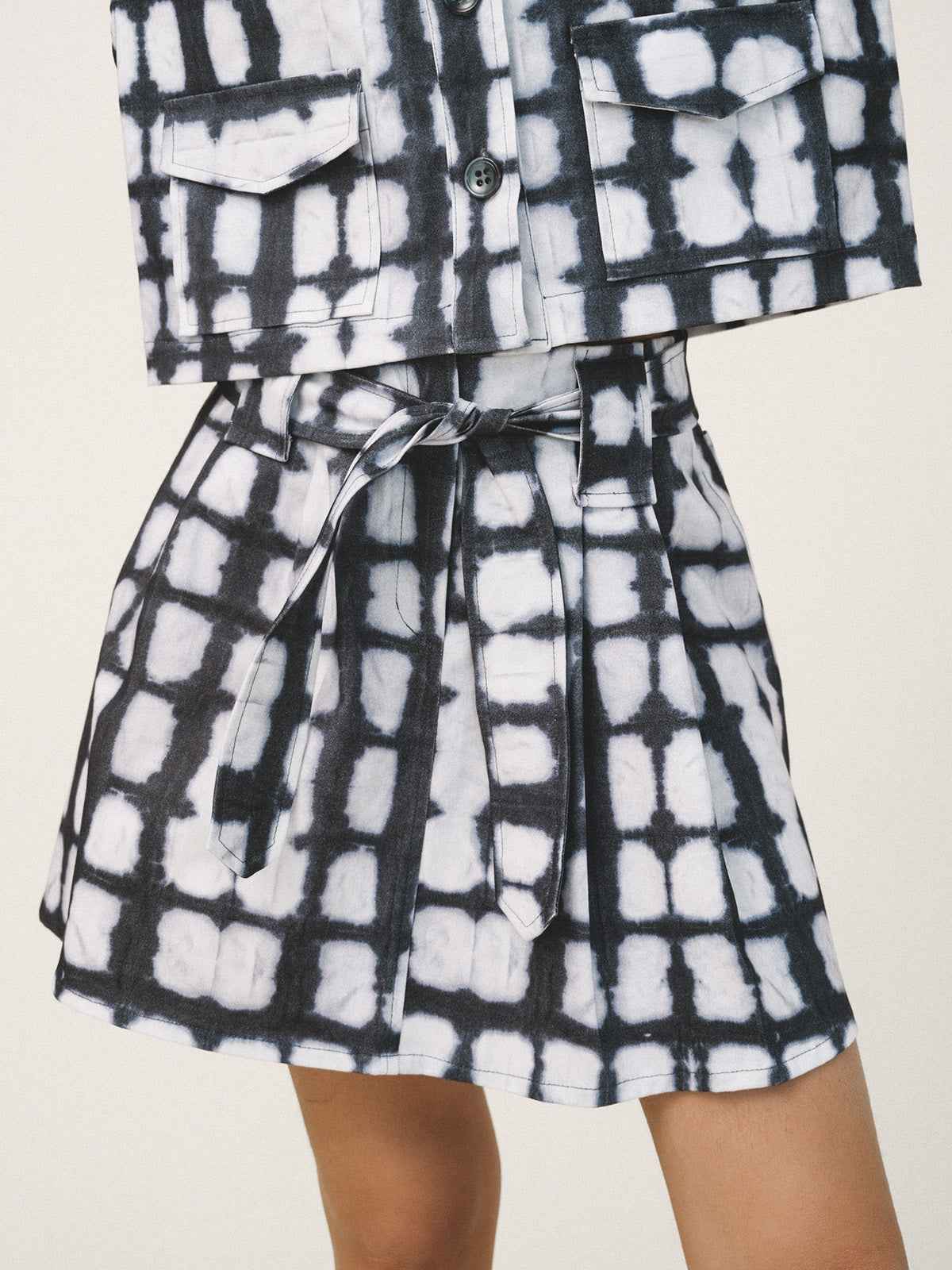 CECELIA Pleated Mini Skirt