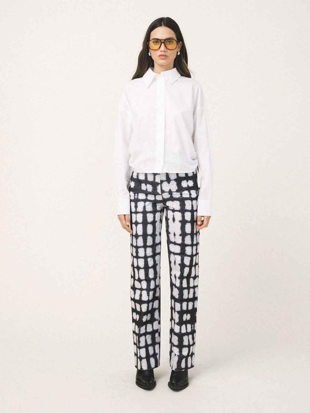 SAILOR Printed Straight - Leg Pants