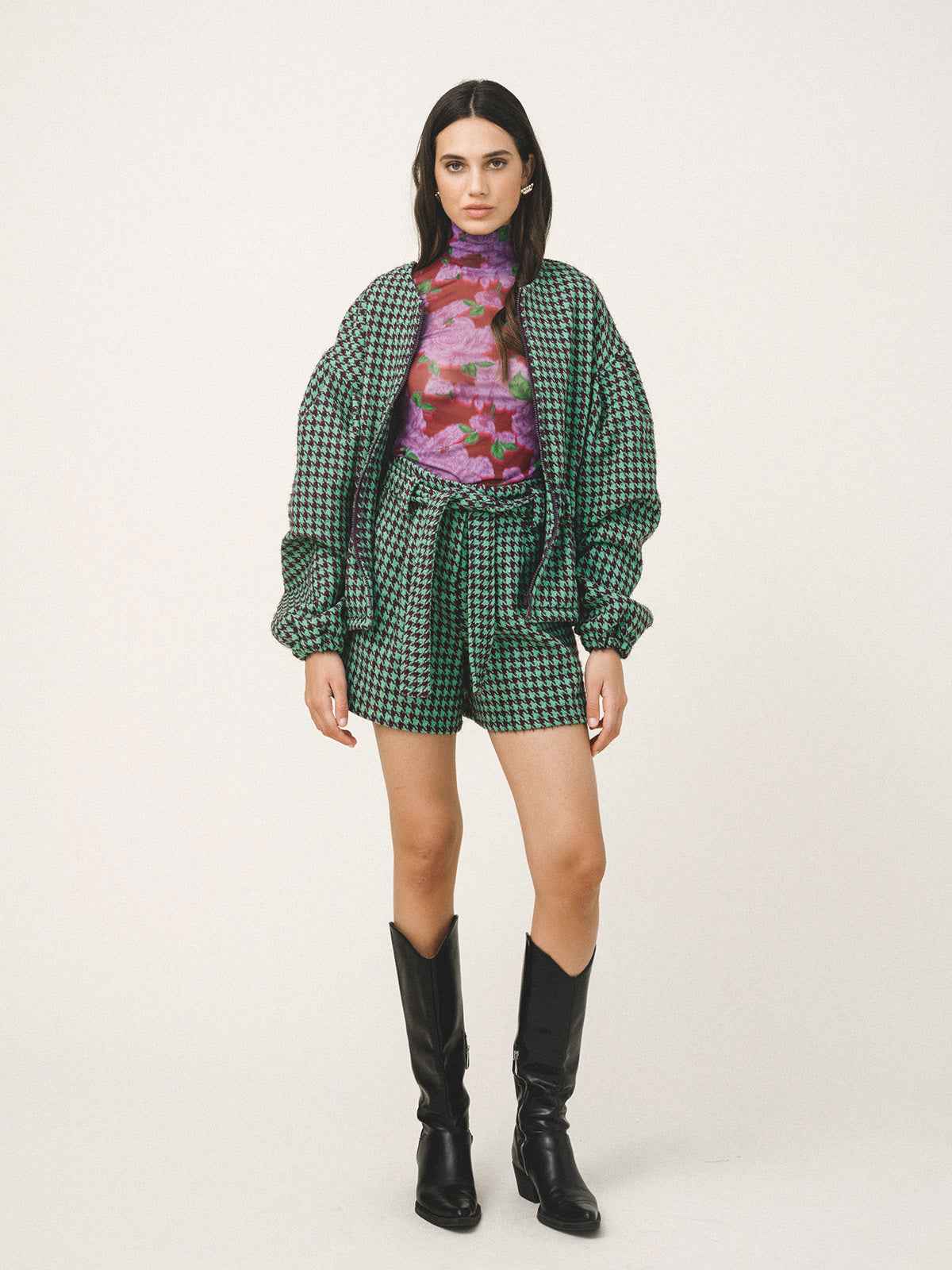 ODELL Houndstooth Jacket