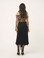 ARLETH Fringes Slip Skirt
