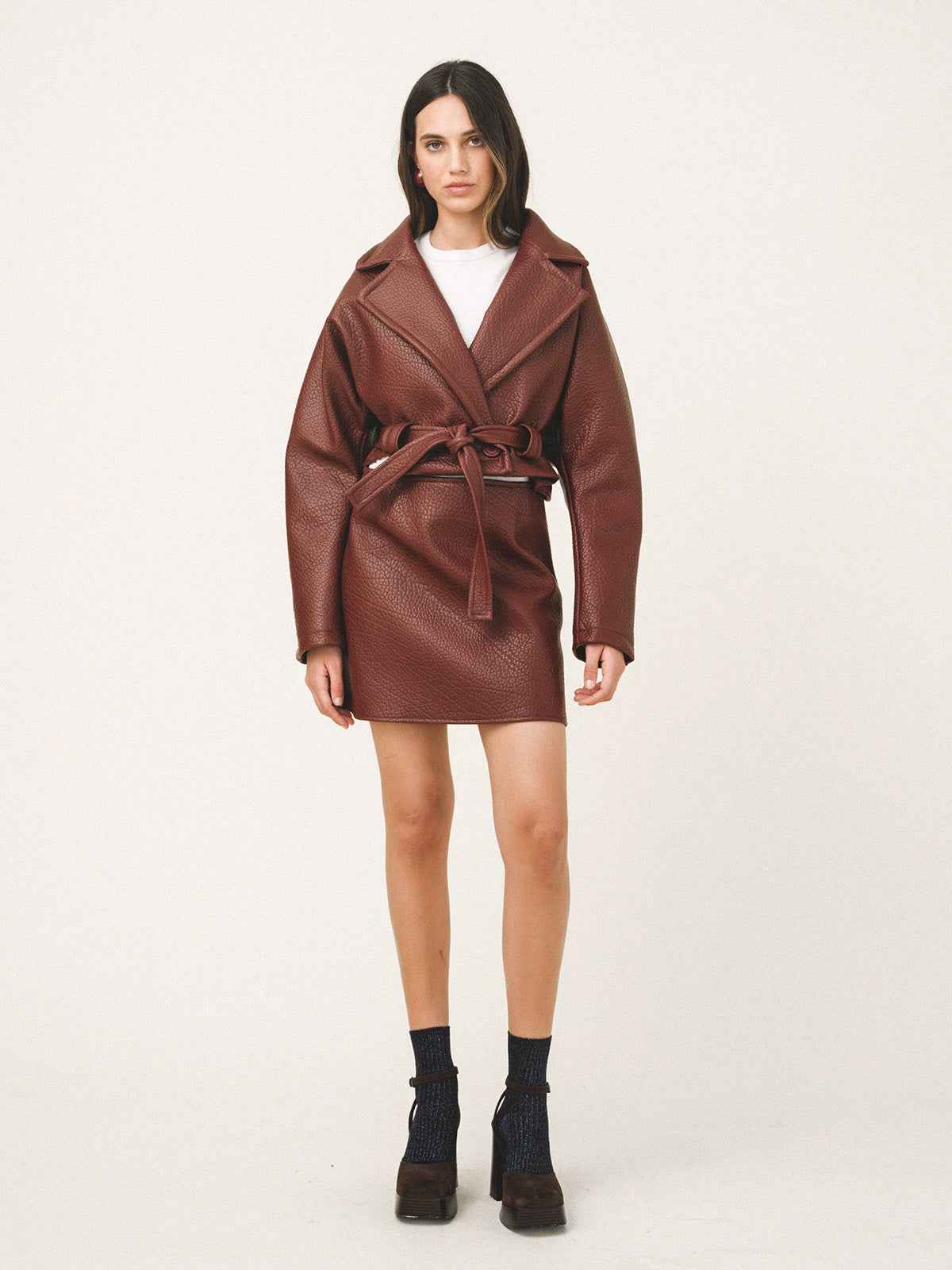 JOVANA Leather Crop Jacket