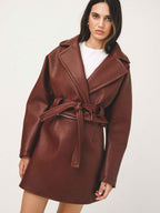 REA Leather Mini Skirt