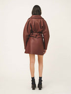 JOVANA Leather Crop Jacket