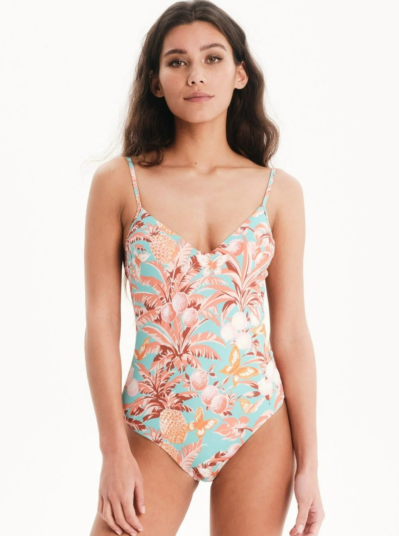Light Exotica-Spaghetti Straps One Piece - Andreakou Concept Store
