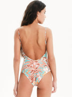 Light Exotica-Spaghetti Straps One Piece - Andreakou Concept Store