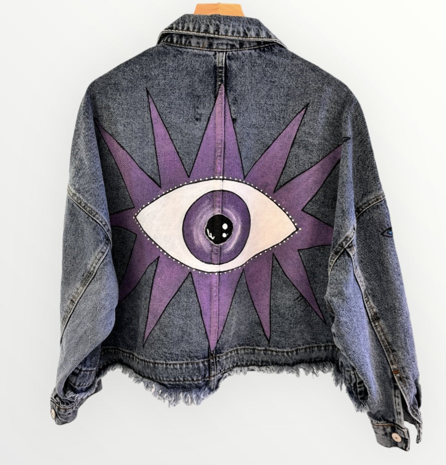 Jacket "Eye" See You Purple Logo