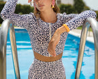 Rhea Long Sleeves Top Animal Print - Andreakou Concept Store