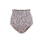 Rhea High Waist Bikini Bottom Animal Print - Andreakou Concept Store
