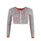 Rhea Long Sleeves Top Animal Print - Andreakou Concept Store