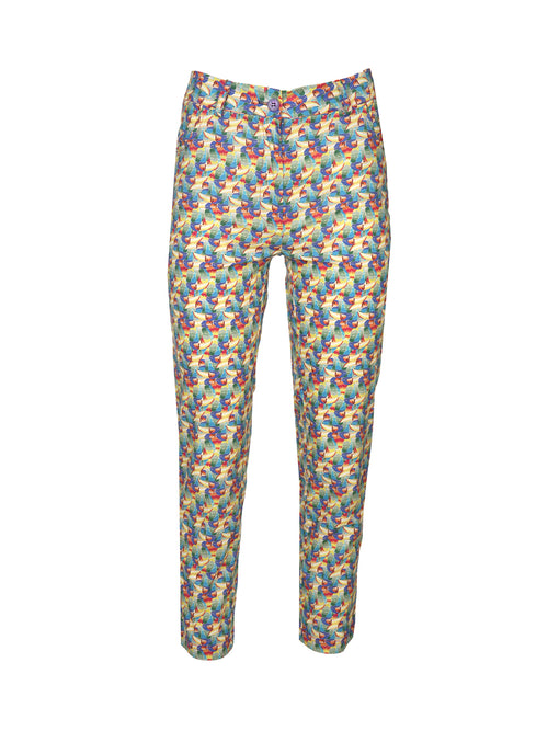 AMAL Printed Cotton Pants - Andreakou Concept Store