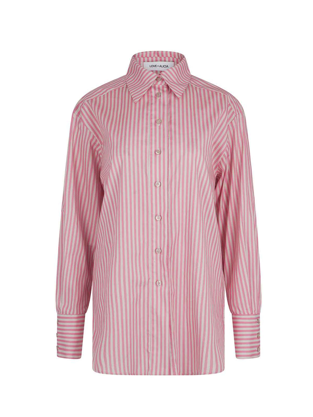 ELENA Striped Oversized Shirt