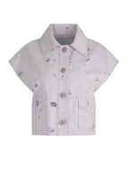 RENEE Denim Sleeveless Jacket
