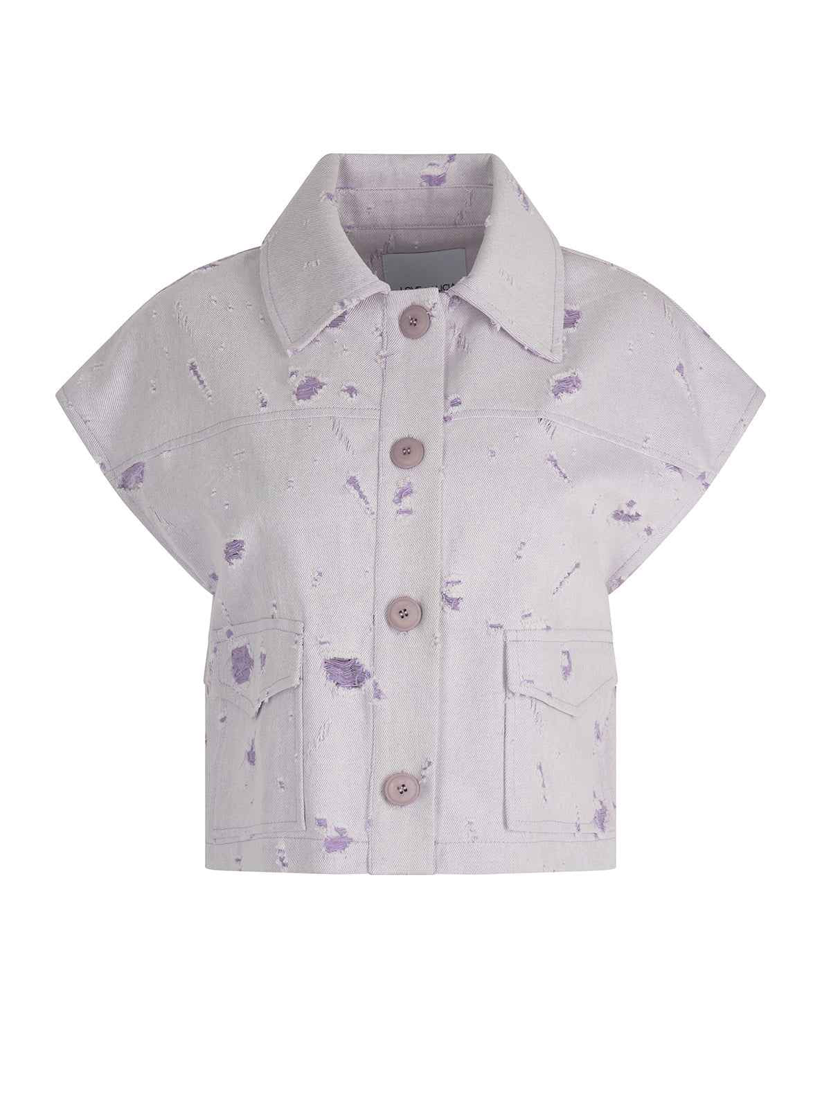 RENEE Denim Sleeveless Jacket