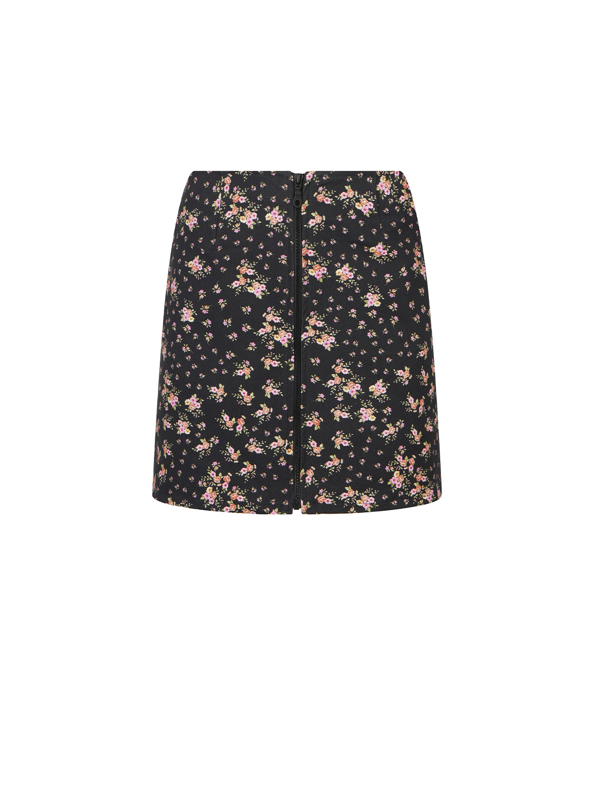 Floral patterned skirt on a white background