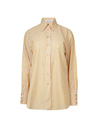 Striped shirt on a white background