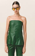 KIRA Vegan Leather Bustier
