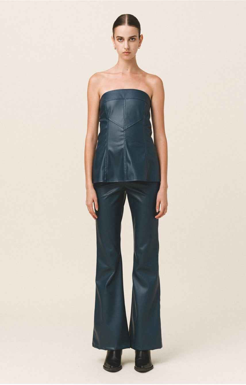 KIRA Vegan Leather Bustier
