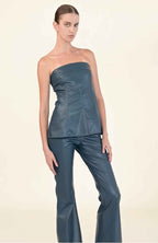 KIRA Vegan Leather Bustier
