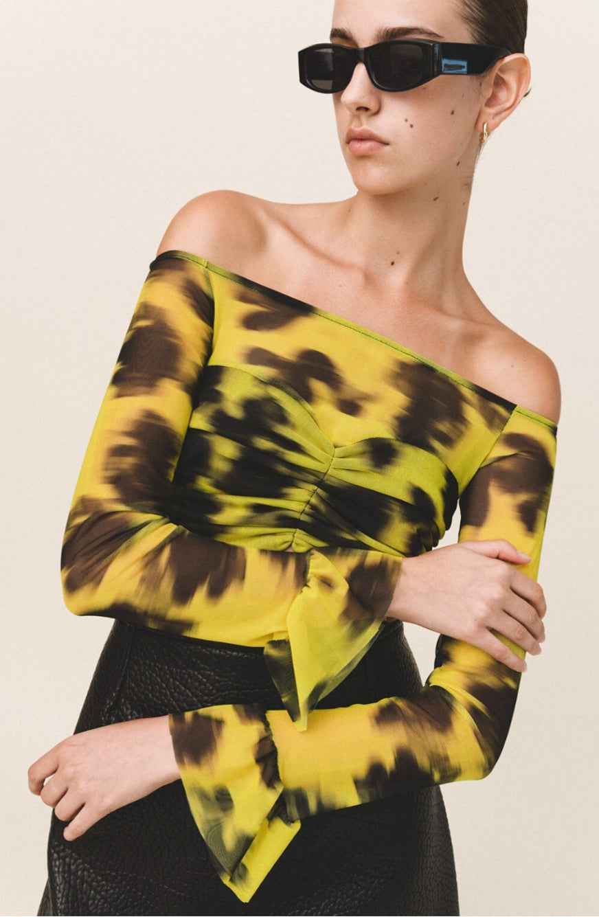 AURORA Mesh Crop Top