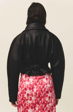 JOVANA Leather Crop Jacket
