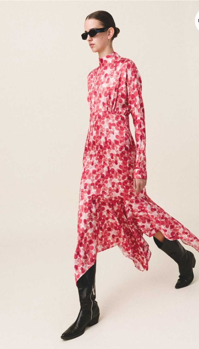 VINCENT Printed Midi Dress - Andreakou Concept Store
