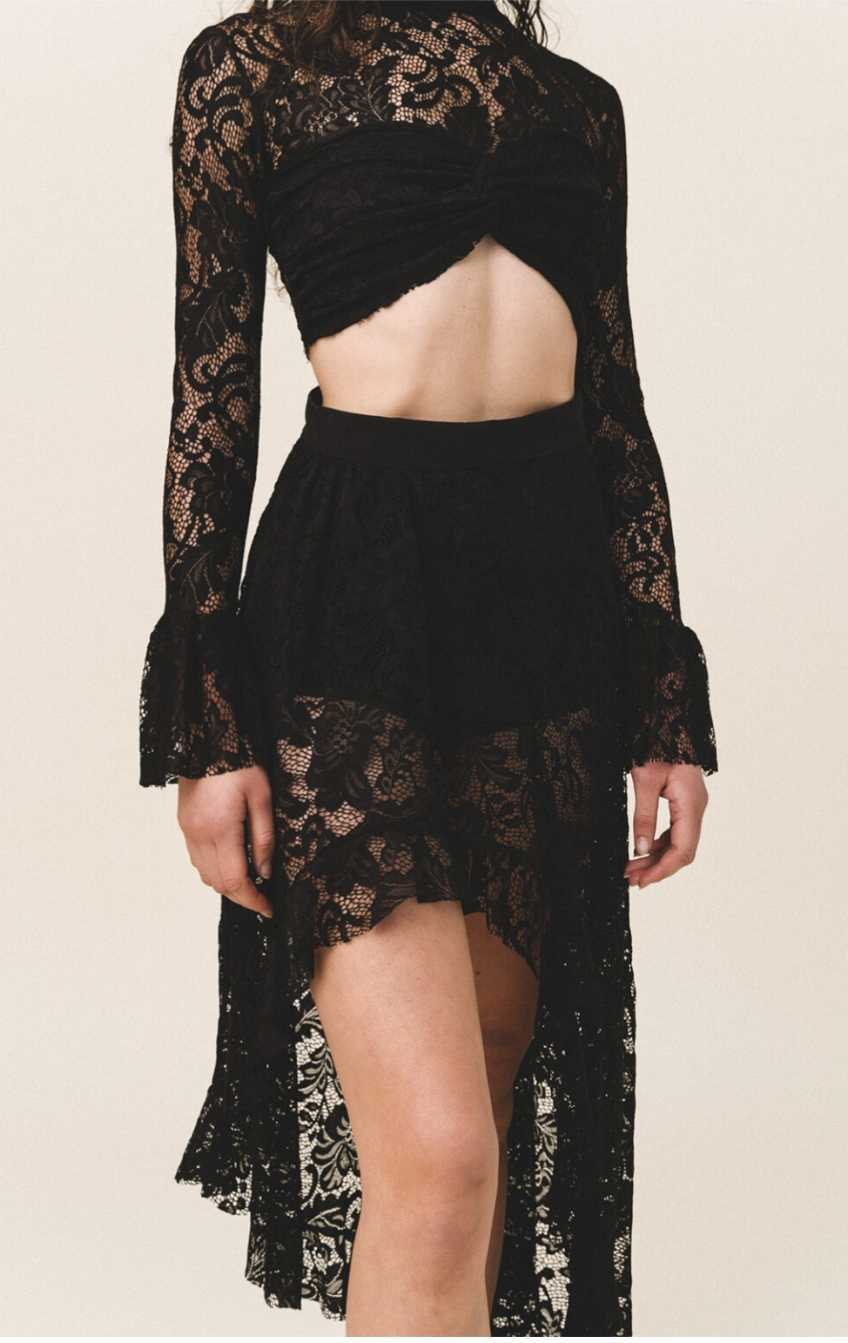 NATALIE Lace Midi Skirt - Andreakou Concept Store
