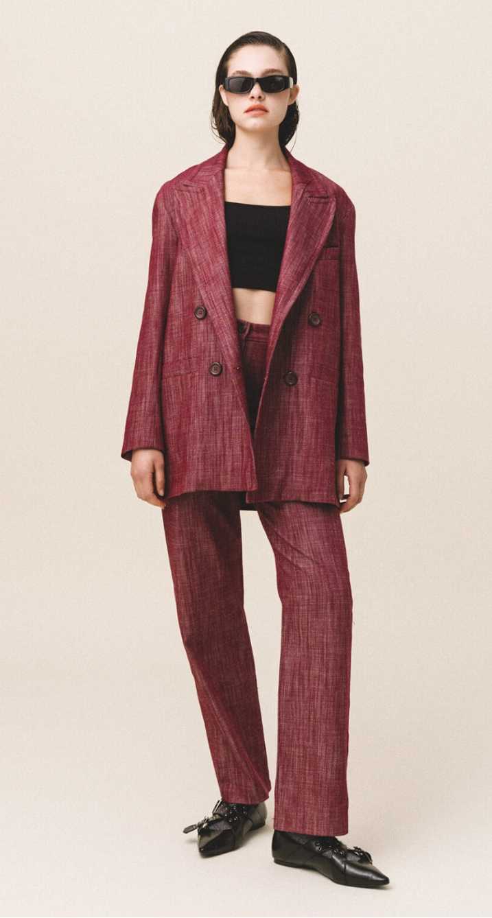 BRITA Denim Blazer - Andreakou Concept Store