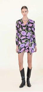 LAVA Wrap Velvet Dress - Andreakou Concept Store